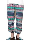 【MANASTASH】マナスタッシュ FULL PATTERN CROPPED PANTS フルパターンクロップドパンツ 7116012 ブラック (09)