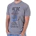 Junk Food T-Shirt Men - AC/DC Dirty Deeds - Grau Größe: S