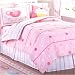 Search : TEA PARTY 4 PC TWIN BEDDING SET OLIVE KIDS Comforter Sheet Set GIRLS Pink