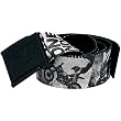 One Industries Dirty Web Men's Casual Wear Belt w/ Free B&F Heart Sticker Bundle - White
