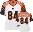 T.J. Houshmandzadeh White Reebok Replica Cincinnati Bengals Women's Jersey