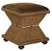 Lanessa Ottoman with Braided Rope Trim and Tassel Accents