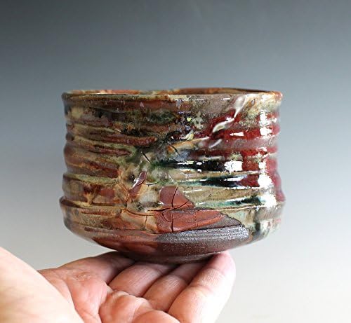 14 oz Matcha Chawan, Tea Bowl, handmade ceramic tea cup, handmade pottery, Pottery Tea Bowl