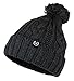 Wonderful Fashion Women's Winter Warm Thick Oversize Cable Knitted Beaine Hat with Pom Pom