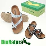 [ビオナチュラ] BioNatura 本革×ラインストーン クロスサンダル shoit-0002 [並行輸入品]