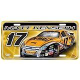  : Racing Reflections Matt Kenseth License Plate