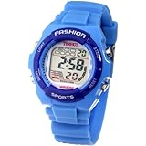 Time100 Kids' Digital Timing Multifunctional Blue Strap Sport Electronic Watch#W40011L.01A