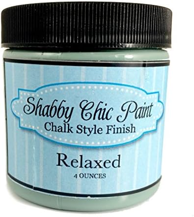 Shabby Chic Paint Chalk Style 4 Ounce (Relaxed Blue Green)