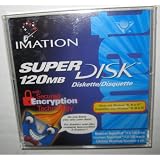 Imation LS-120 SuperDisk with Secured Encryption Technology. 1 Disk.