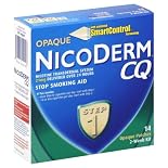 NicoDerm CQ Stop Smoking Aid, Step 1, Opaque Patches, 2-Week Kit 14 patches