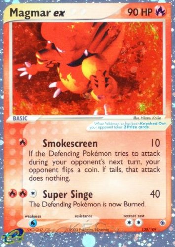 Magmar ex Holofoil - EX Ruby & Sapphire - 100 [Toy]