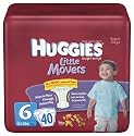 Huggies Supreme Natural Fit Step 6 Super Mega, 40-Count Boxes (Pack of 2)