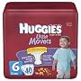 Huggies Supreme Natural Fit Step 6 Super Mega, 40-Count Boxes (Pack of 2)