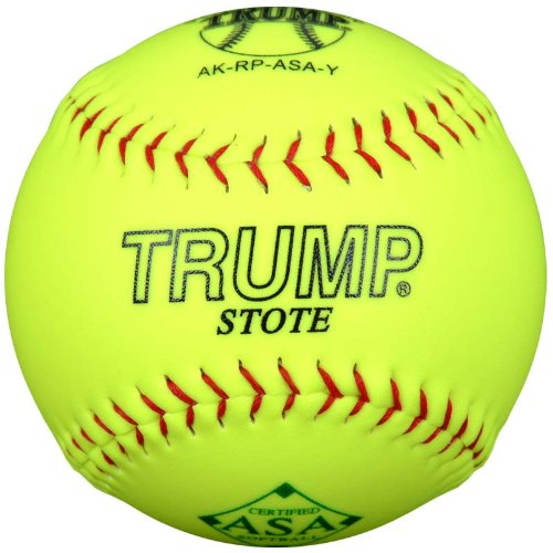 Half Dozen ASA Trump Stote 12" Softballs 52 cor 300 Compression AKRP