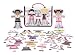 Melissa and Doug Tops and Tights Magnetic Dress-Up