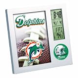 NFL Miami Dolphins Digital Desk Clock