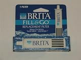 1 Brita 42333 Fill & Go Replacement Filter For 42370 Water Bottle