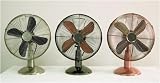 Deco Breeze Brushed Stainless Steel Table Top Fan with Nickel Finish