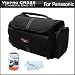 Deluxe Rugged Camera Bag / Case For Panasonic Lumix DMC-GF5, DMC-GF2, DMC-GF3, DMC-GH2, DMC-G3, DMC-FZ100, DMC-FZ150, DMC-47, DMC-GX1, DMC-GH2, DMC-G5, DMC-GF5, DMC-LX7, DMC-FZ200, DMC-FZ60, DMC-LZ20 DMC-GH3 Digital Camera + LCD Screen Protectors + MORE