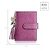 Teemzone Genuine Leather Business Credit Card Case Holder Organizer (Rose)