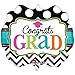 11 pc Dream Big Graduation Congratulations Grad Balloon Bouquet Congrats Chevron