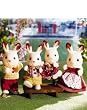 Calico Critters Hopscotch Rabbit Family