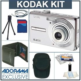 Click here to buy Kodak EasyShare M863 Digital Silver Camera Kit, with 2 GB SD Memory Card, Deluxe Carry... by Kodak.