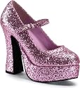 Dolly-50G Pleaser USA Pink Glitter Size: 9