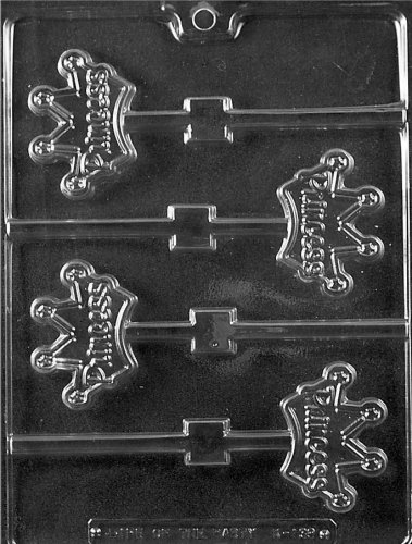 PRINCESS CROWN POPS Kids Candy Mold Chocolate