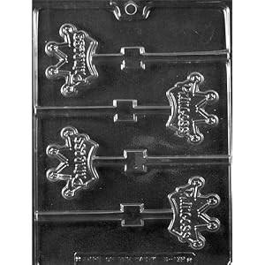 PRINCESS CROWN POPS Kids Candy Mold Chocolate