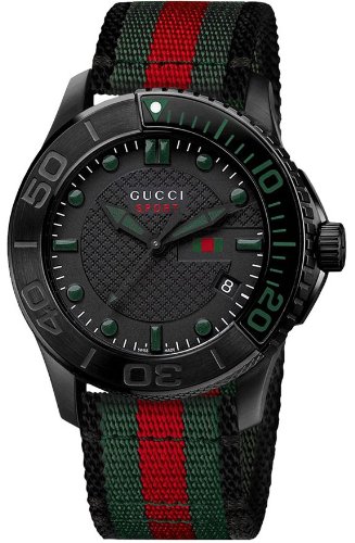 Gucci G-Timeless Black Dial Mens Watch YA126229 Gucci G-Timeless Black Dial Mens Watch YA126229