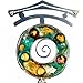 Green Spiral Buddah Temple Pin from the Artazia Collection #1703 GP OP image 2