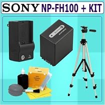 Sony NPFH100 H Series Actiforce Hybrid InfoLithium Battery + Accessory Kit
