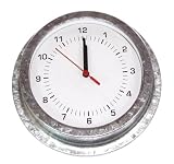 Metal outdoor clock