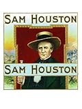 Sam Houston Brand Cigar Box Label Premium Poster Print, 12x16