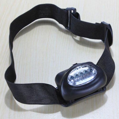 Waterproof 5 LED Bike Headlight Headlamp 7 Modes for Hunting Fishing