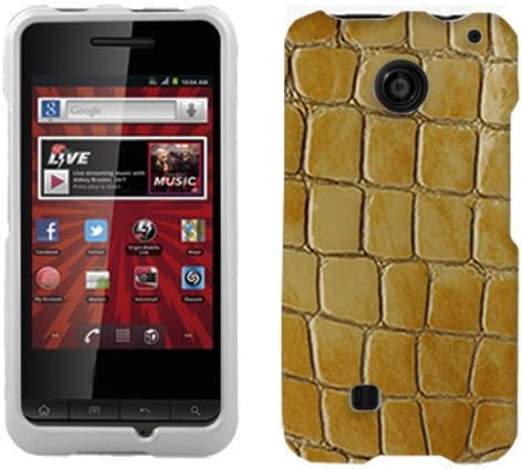 ZTE Chaser Snake Skin Tan Phone Case Cover