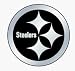 Pittsburgh Steelers Silver Car Emblem