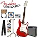 Starcaster By Fender Electric Guitar - High-gloss RED - Perfect for Beginners! - Includes: Guitar Ca