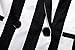 Moxeay Beetlejuice Costume Black and White Striped Blazer Button Down Striped Jacket Cosplay Costume (S, Black&White Striped)