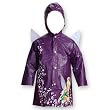 Disney Fairies Tinkerbell Purple Girls Rain Slicker Size Small 2/3 Medium 4/5 Large 6/7