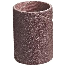 3M Cloth Band 341D, 1/4" Diameter x 1/2" Width, 80 Grit, Brown (Pack of 100)