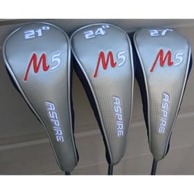 2009 Ladies Golf Hybrid #3, 4, 5 Golf Clubs Set Womens 21* 24* & 27* Clubs Graphite $249 Retail