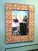 Antique Tin Mirror (Fluer de Lis)