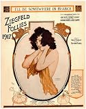 Pack of 12 Photo Gift Tags Sheet Music Ziegfeld Follies 1917