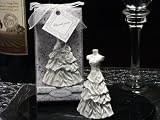Stylish Wedding Dress Magnetic Memo Holder (Set of 48) - Wedding Favors