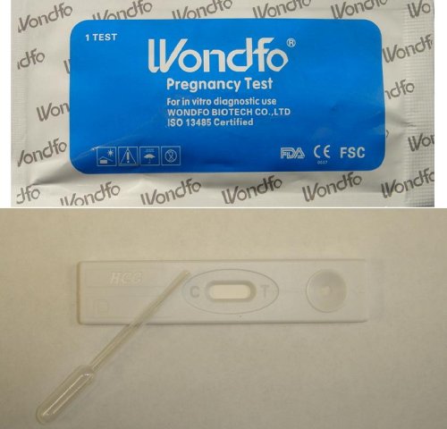 25 FDA Approved One Step HCG Urine Pregnancy Test, Cassette Style