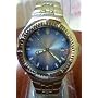 Mens Lorus Seiko Blue Stainless steel Date watch # 632
