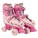 Girls Bravo Quad Skates - Pink (J10 - J13)