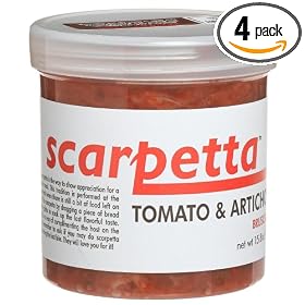 Scarpetta Tomato and Artichoke Bruschetta Topping, 15.8-Ounce Jar (Pack of 4)